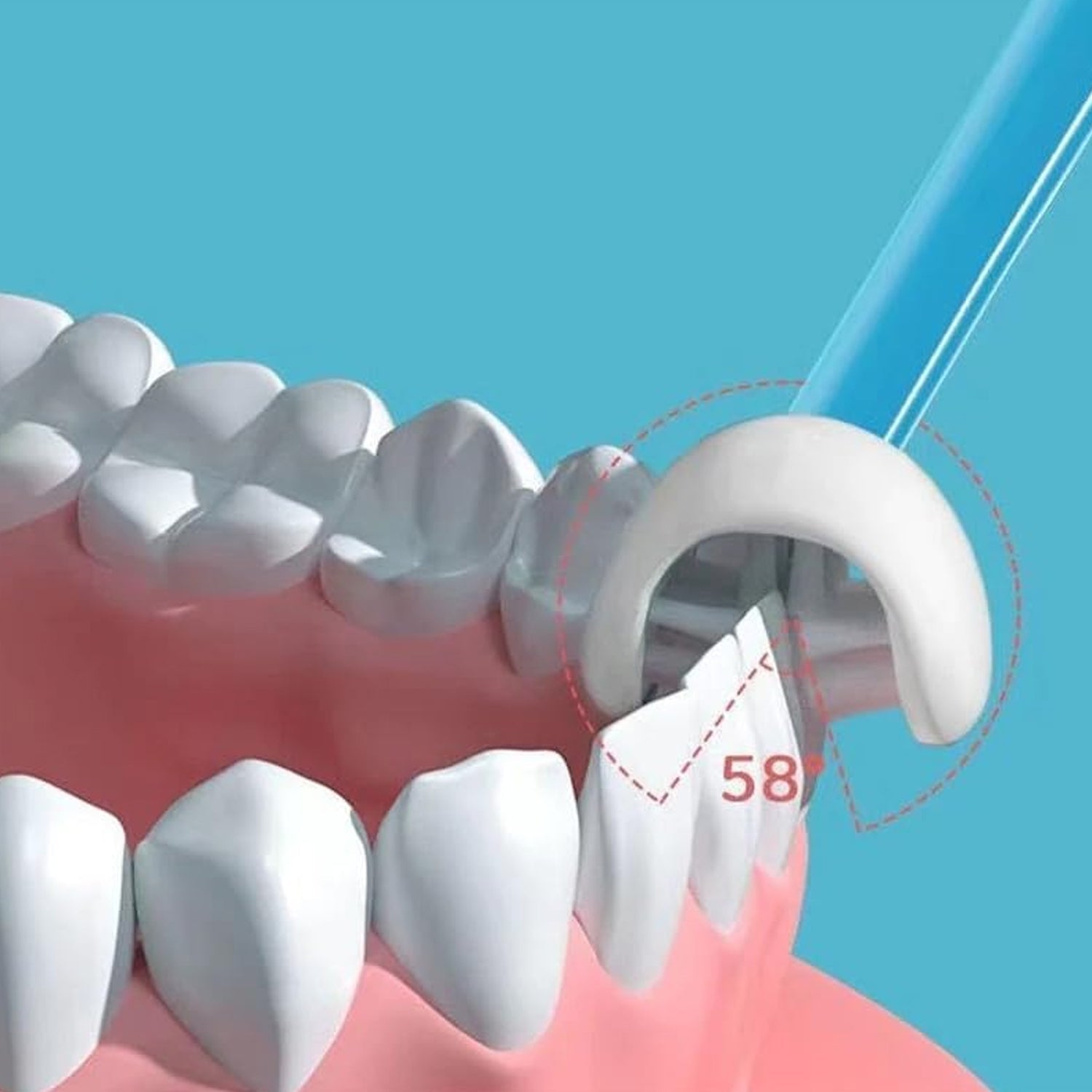 Inverted cleaning toothbrush with soft bristles and silicone head for children. Inverted cleaning toothbrush with soft bristles and silicone head for children.